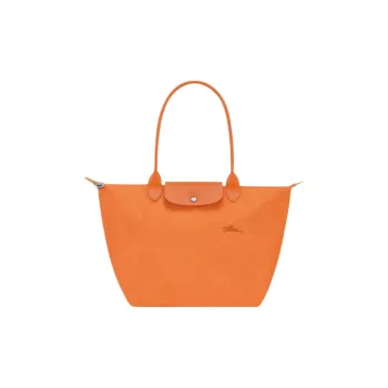 LONGCHAMP Recycled Polyamide Canvas Canvas Bag Dumpling Bag Handbag Shoulder Bag Women's Orange