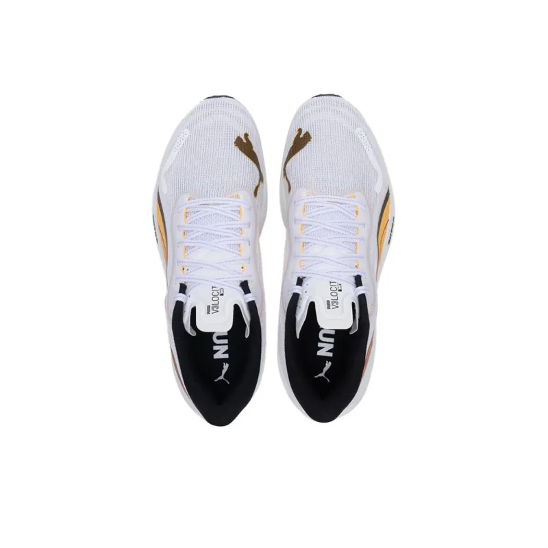PUMA Velocity Nitro 3 Anti Slip Wear Resistant Low Top Running Shoes Men's Black White-2