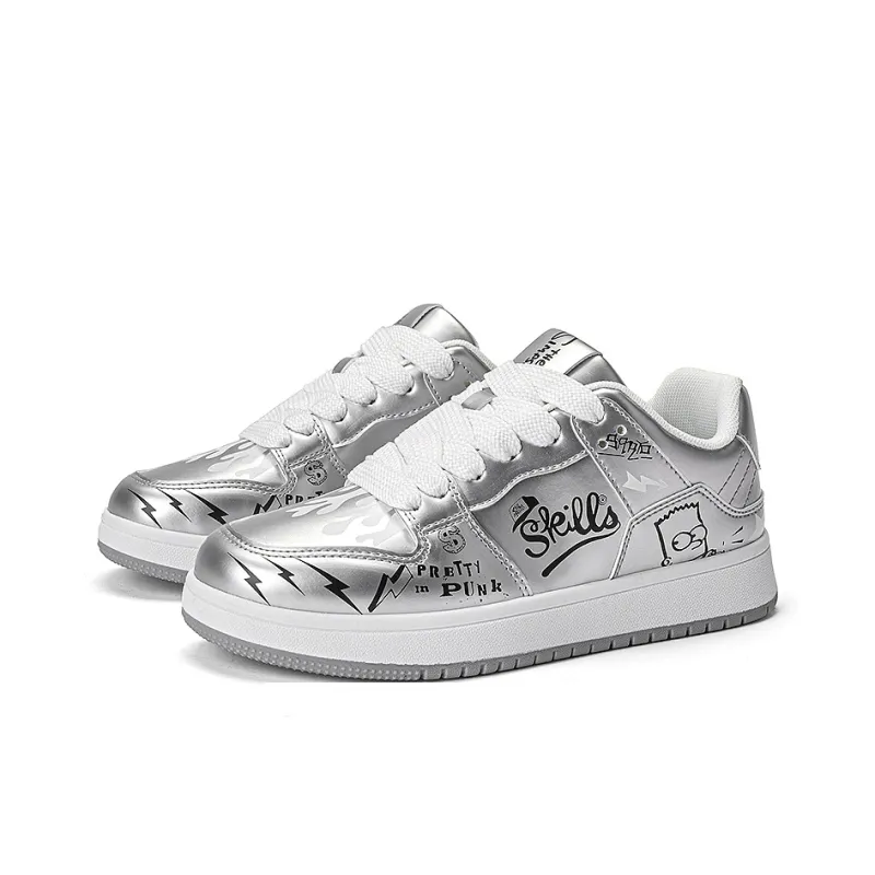 The Simpsons Low Top Skateboard Shoes Unisex-46