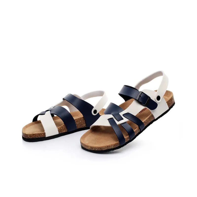 Golofi Double Layered Cork Slippers Roman Sandals Men's-8