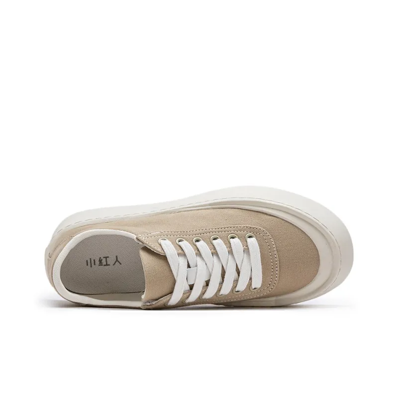 Little Red Man Low-Top Casual Canvas Shoes Men's-9