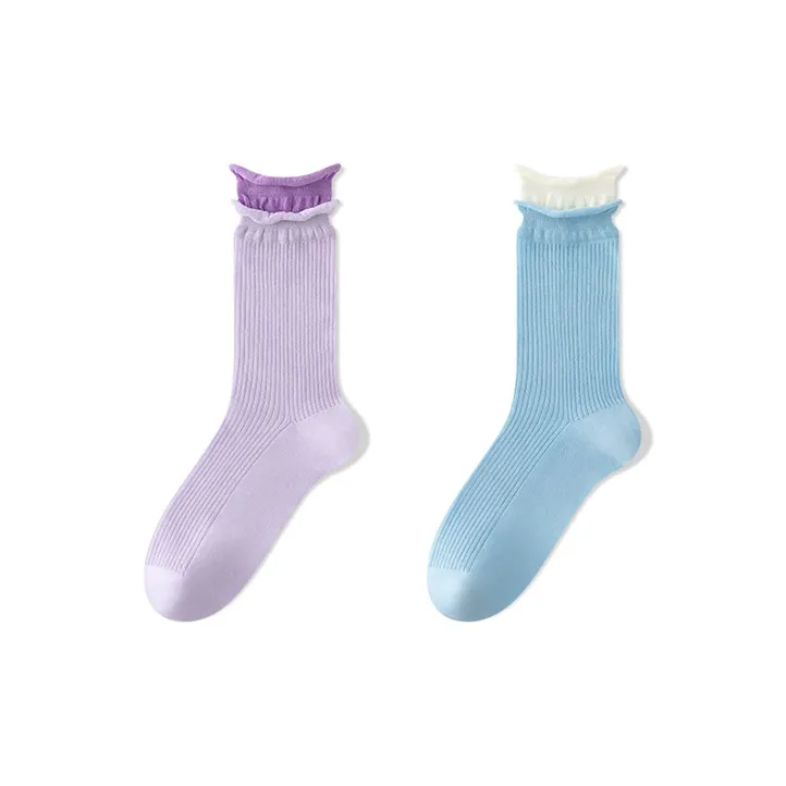 Moremoli Mid Calf Socks Women's 2 Pack-5