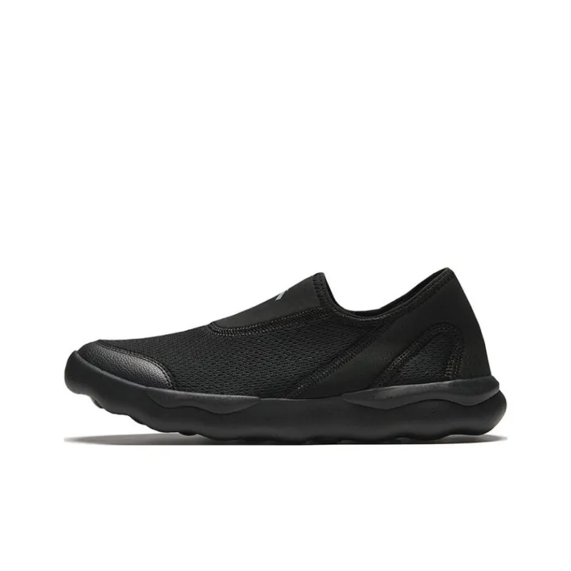 Anta Abrasion Resistant Low Top Training Shoes Unisex Black Gray-0