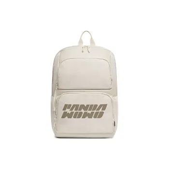 HLA Panda Wowo Series Polyester Backpack Laptop Bag Backpack Travel Bag Regular Unisex Ecru