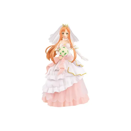 BANPRESTO Asuna Yuuki Asuna Eyeglass Factory Exq Sword Art Online Scale Figures 23cm
