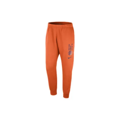 Nba X Nike Knitted Sweatpants Men Bright Orange