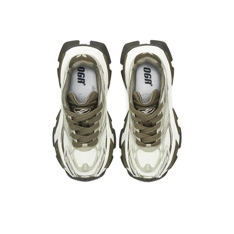 OGR Breathable Height Increasing Low Top Running Shoes Unisex Jadeite With High Green Jade Content-4