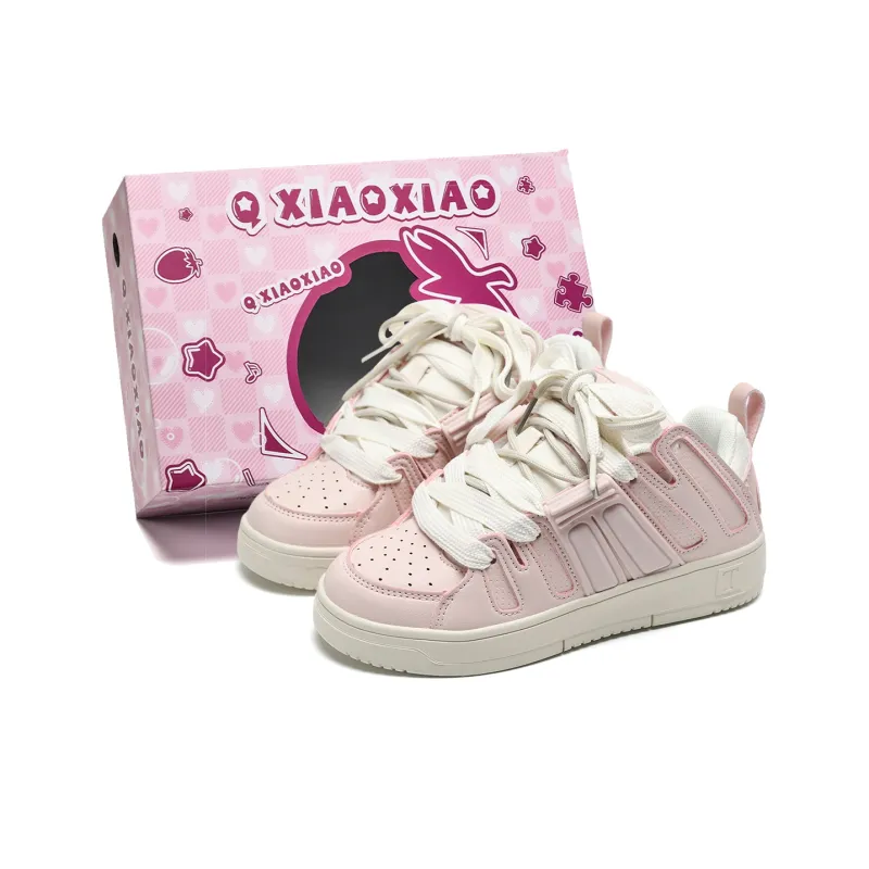 Circle Small Cushioning Coverage Height Increasing Lightweight Breathable Low Top Skateboard Shoes Women's-0