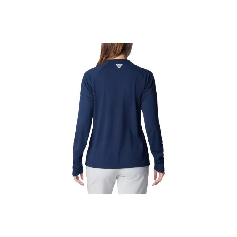 Columbia Raglan Sleeve T-Shirt Women's Marine Blue-1