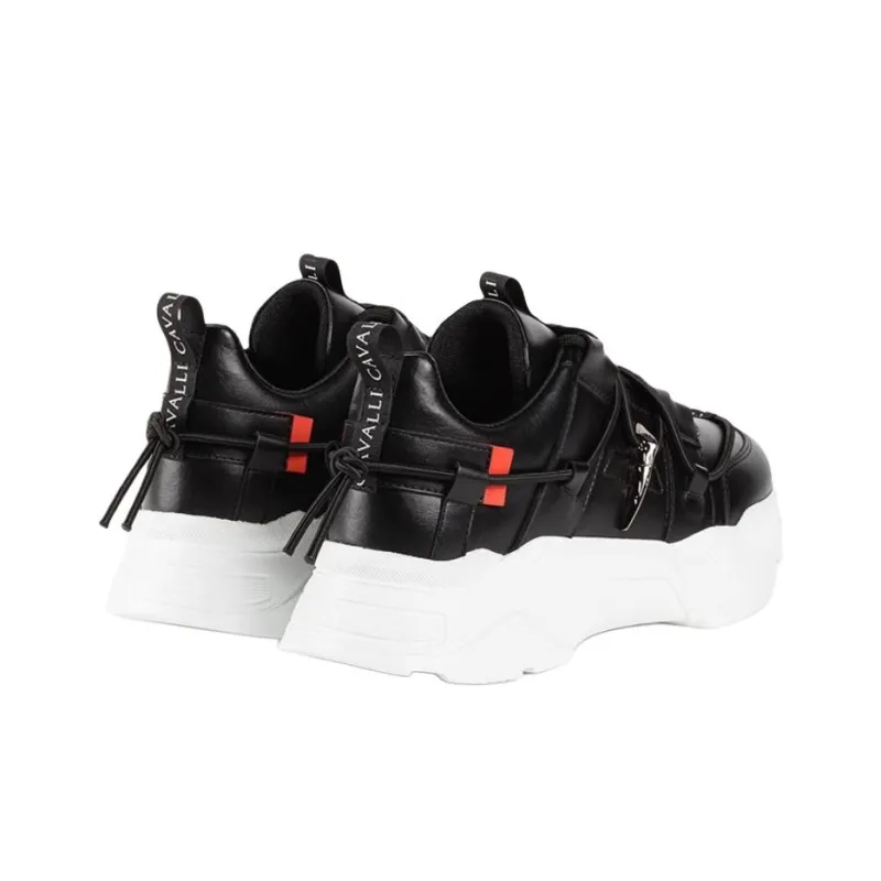 Roberto Cavalli RC Low-Top Casual Shoes Men's Black-4
