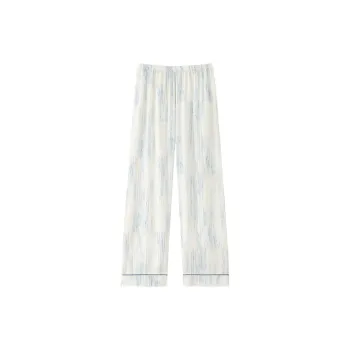 Han Ziduo Pajama Pants Women's Blue White