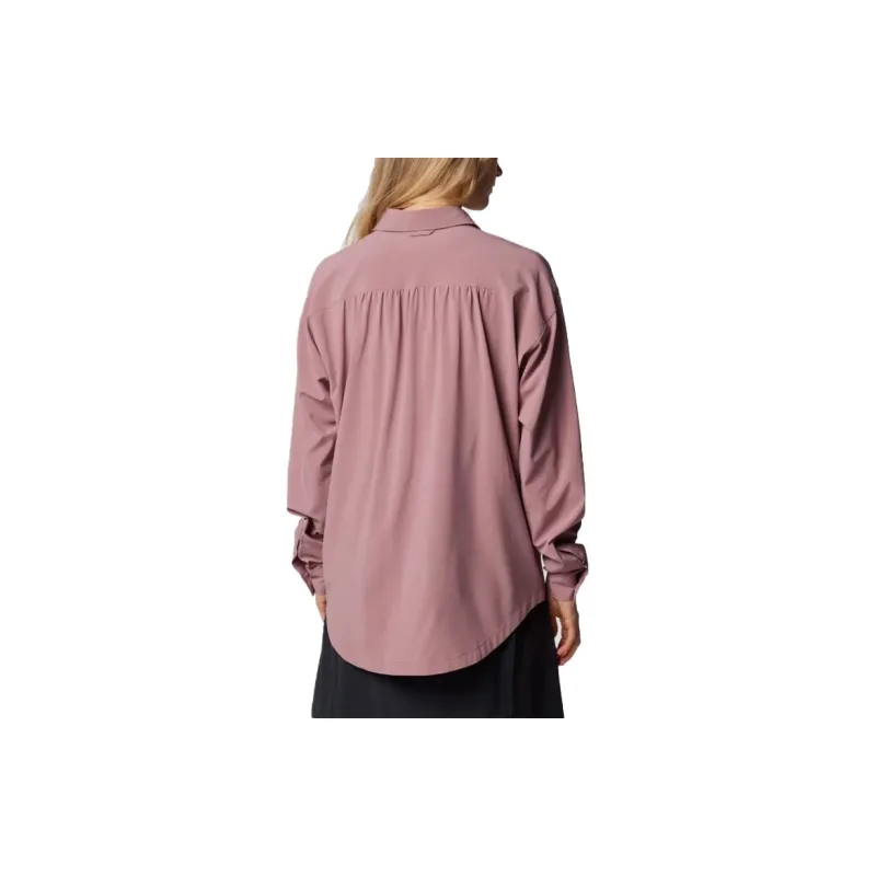 Columbia Women's Boundless Trek™ Layering Long Sleeve Shirt Shirt Women's Rose Red-1