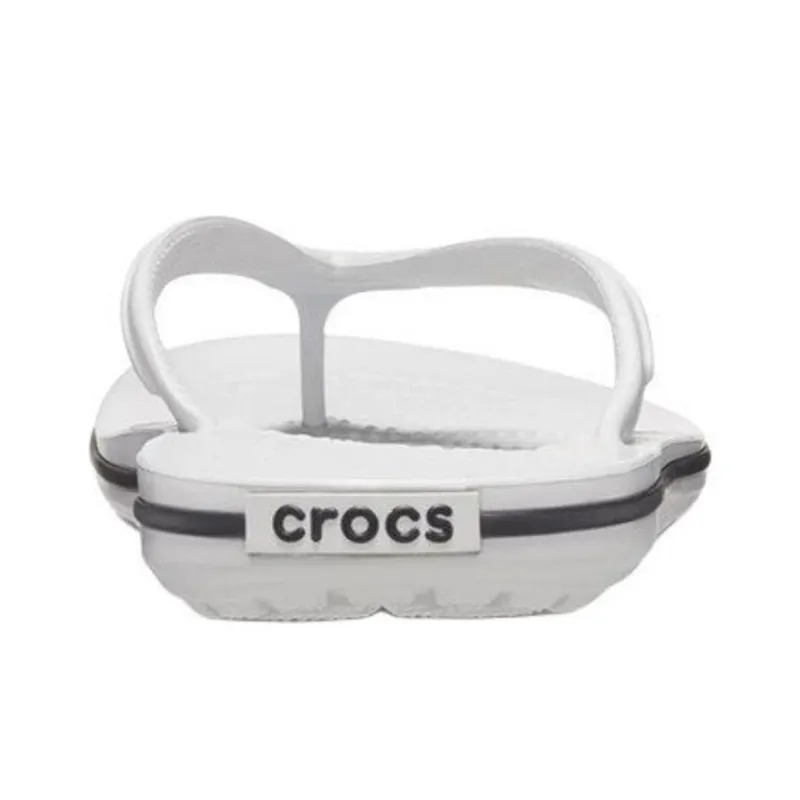 Crocs Odor-Resistant Abrasion-Resistant Flip Flops Unisex Elegant Gray-5