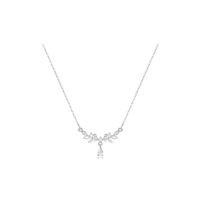 COPI Alloy Bay Laurel Leaf Necklace Women's-0