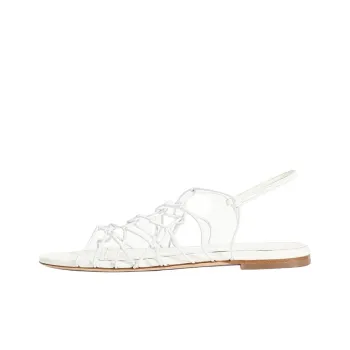 Staud Gio Strap Sandals Women's White