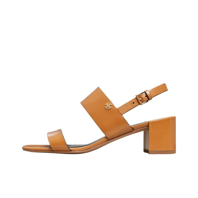 TORY BURCH One Strap Sandals 5cm Women's Brown-0