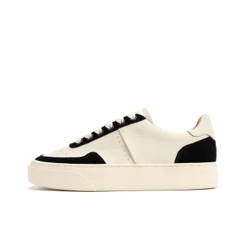FOOT INDUSTRY Foot Industry Height Increasing Low Top Skateboard Shoes Unisex Black White