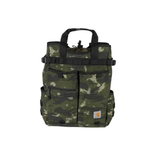 Antony Nylon Carry Backpack pleated Camouflage