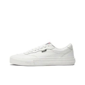 Vision Street Wear Flat Top Small White Shoes Low Top Skateboard Shoes Unisex White