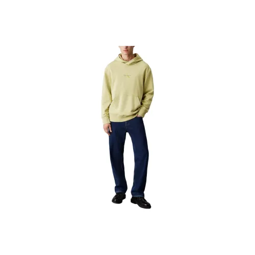 Calvin Klein Sweatshirts Men Yellow Green