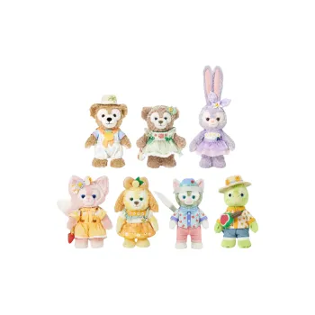 Disney 2024 Shanghai Summer Duffy Dolls Plush Doll 18.5cm/19.5cm/20.5cm/21cm Height