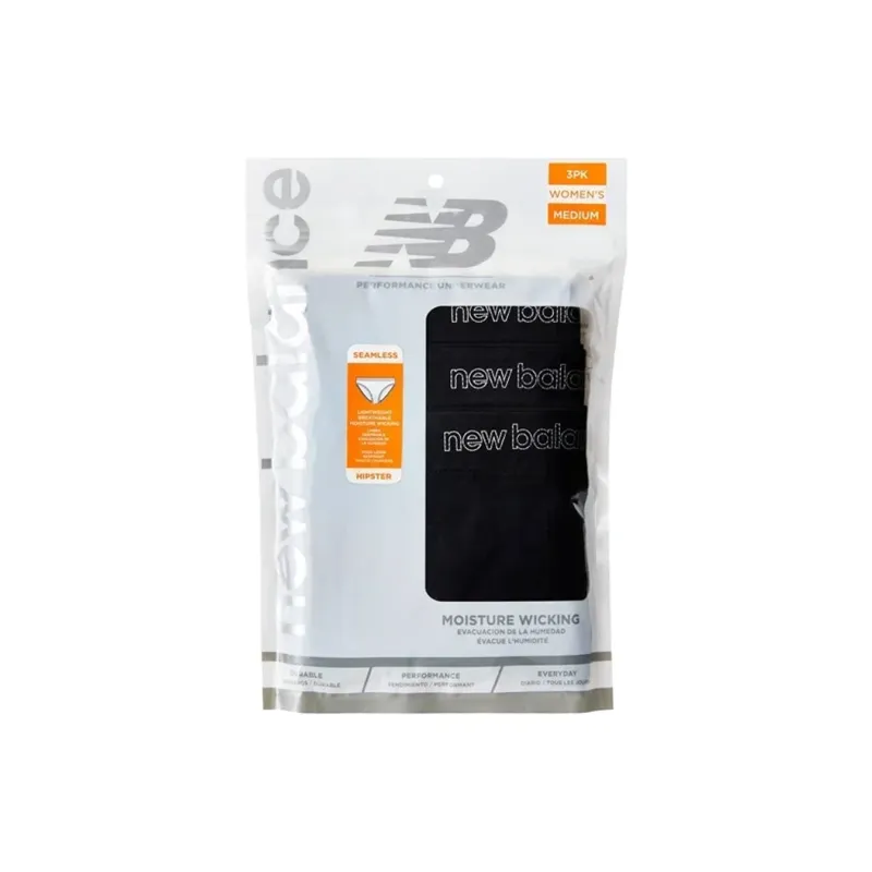 New Balance Underpants Unisex 3 Pack Black-6