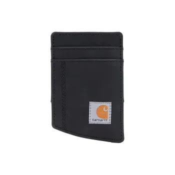 Carhartt Leather Wallet Unisex Black