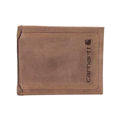 Carhartt Top Grain Cow Leather Passport Holder Regular Men's Brown