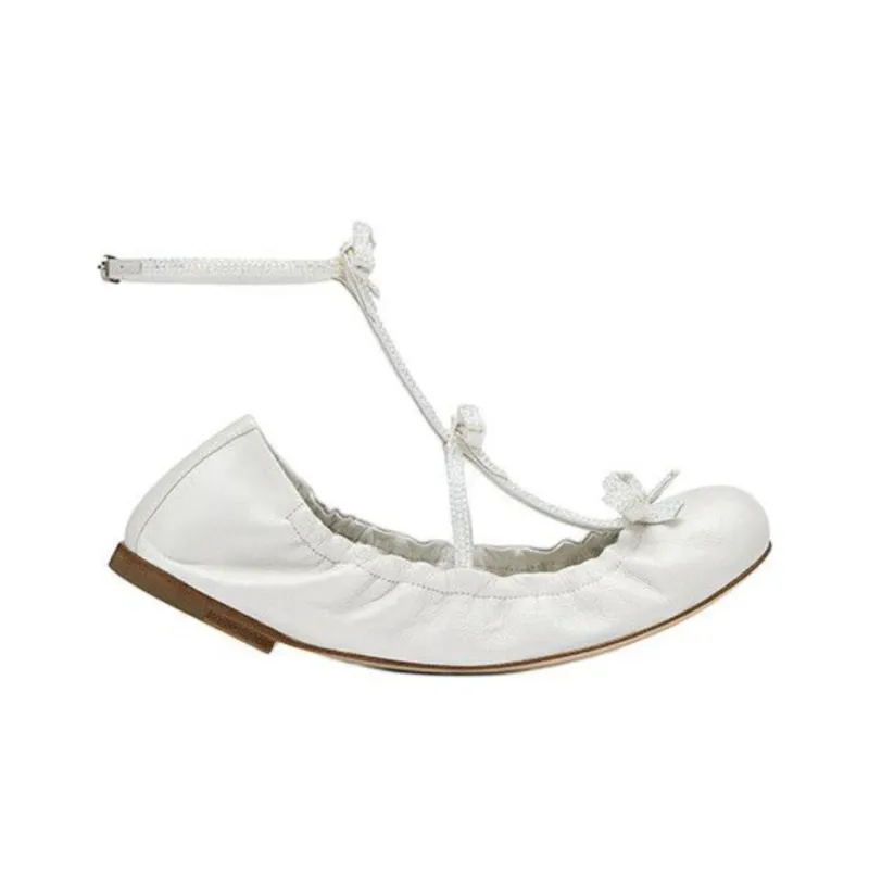 RENE CAOVILLA Caterina Casual Single Shoes Women's Ivory-1