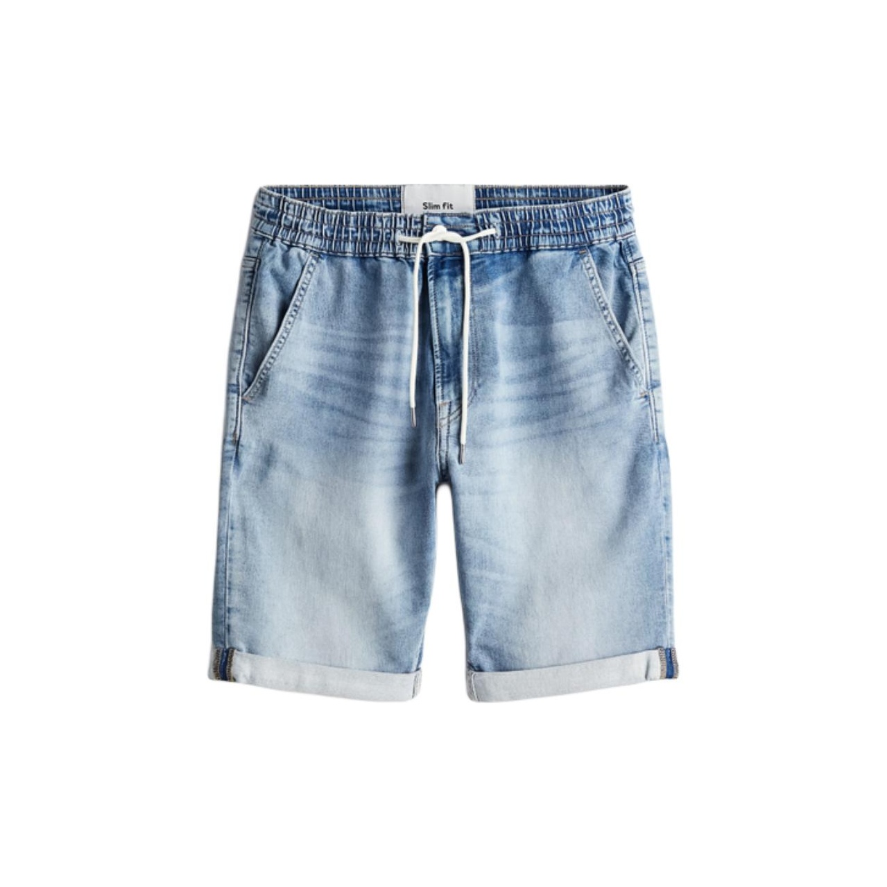 h and m denim shorts mens POIZON