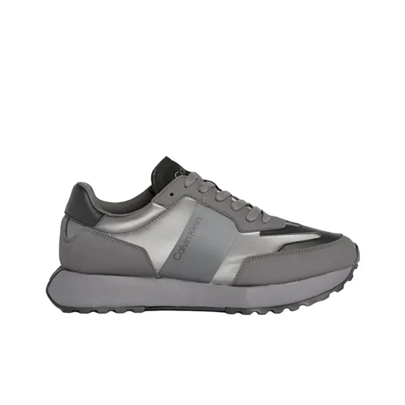 CALVIN KLEIN Low Top Casual Shoes Men's Gray-1