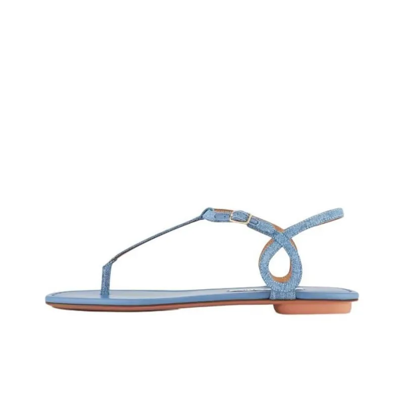 AQUAZZURA Almost Bare Strap Sandals Women's Blue-0