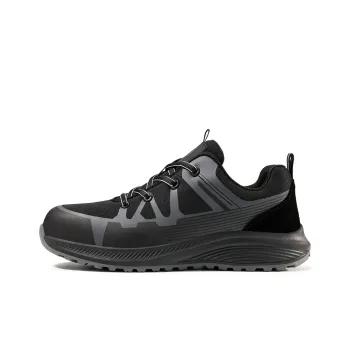 Wolf Detective Wear-resistant And Lightweight Low-Top Outdoor Shoes Unisex Black