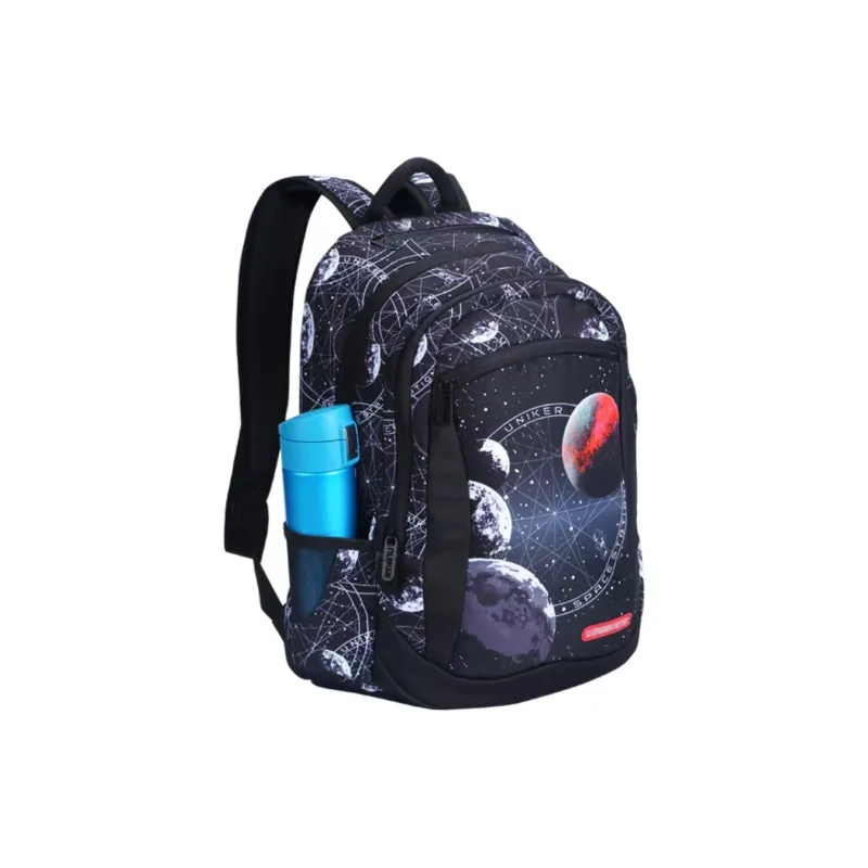 Uniker Polyester Backpack Medium Size Unisex Multicolor-21