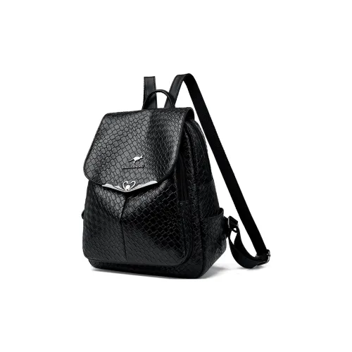 BAODIDAISHU PU Handbag Shoulder Bag Backpack Regular Women's Black/Brown