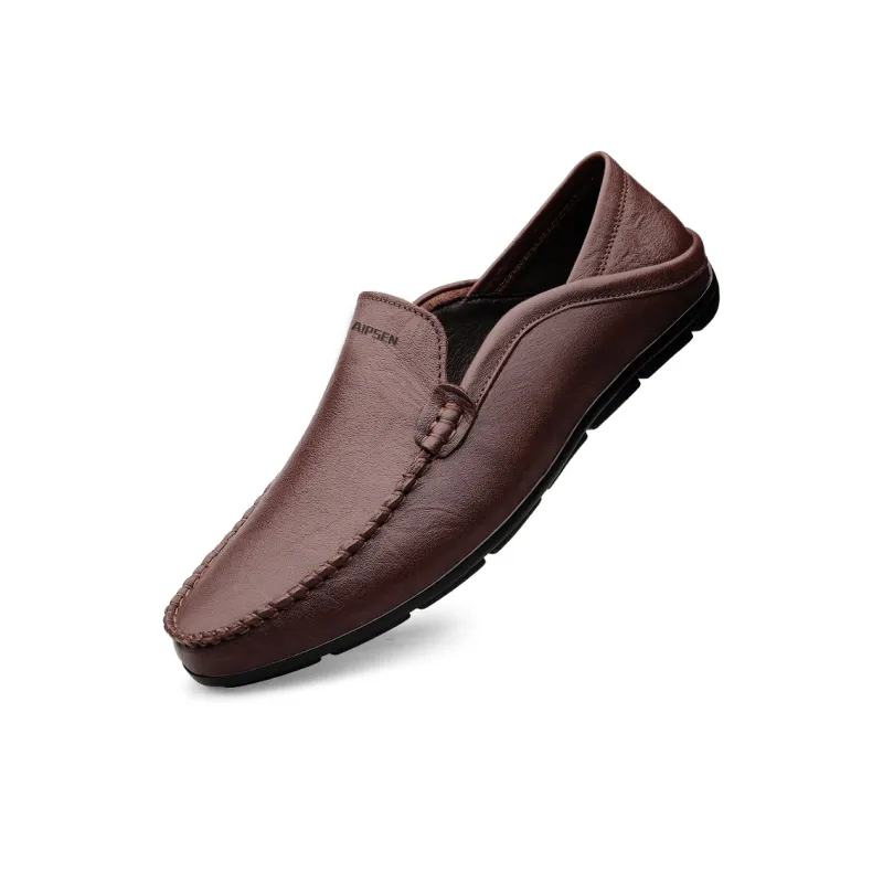 AIPSEN Beanie Shoes Men's Brown-3