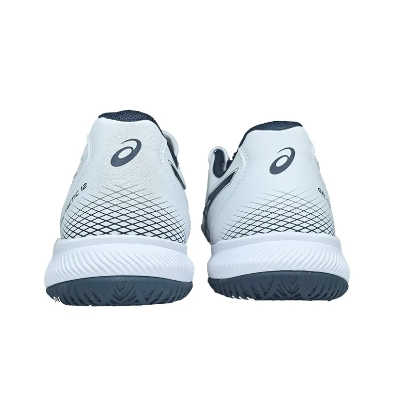 Asics Gel Tactic 12 Breathable Low Top Training Shoes Unisex Silver-3