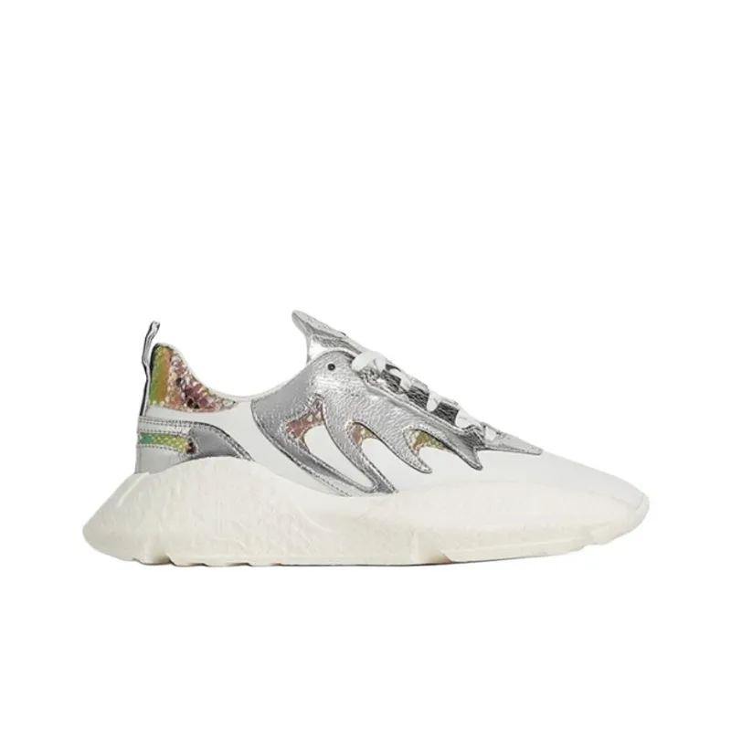 Roberto Cavalli Low-Top Casual Shoes Women's Silver-1