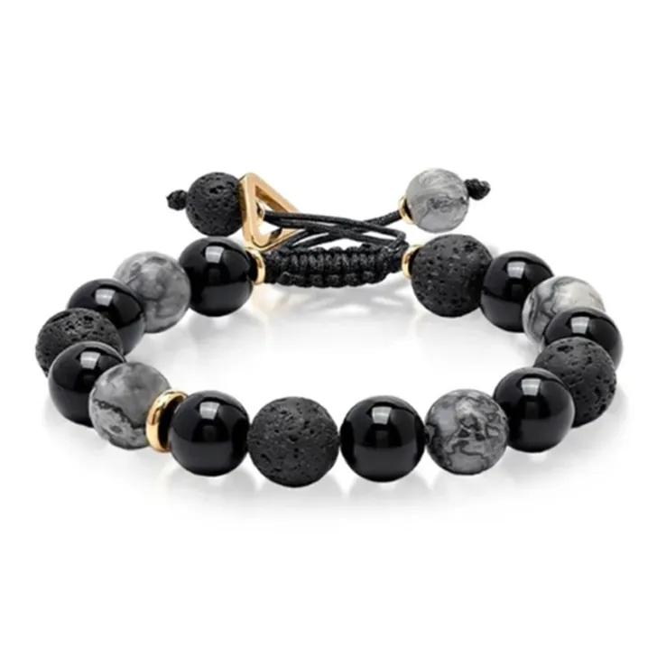 ZHONGLING Obsidian Bracelets Unisex-5