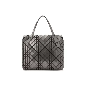 ISSEY MIYAKE Row Metallic Polyvinyl Chloride Resin Handbag Women's Bronze