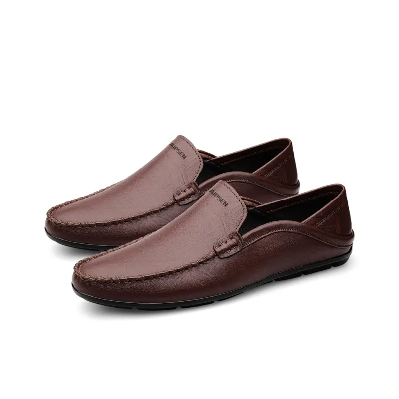 AIPSEN Beanie Shoes Men's Brown-2