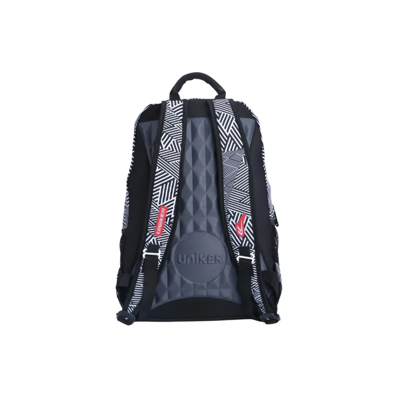 Uniker Polyester Backpack Medium Size Unisex Multicolor-8