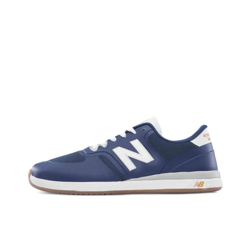 New Balance NB 420 Skateboard Shoes Men Low-Top Blue/White/Brown-0