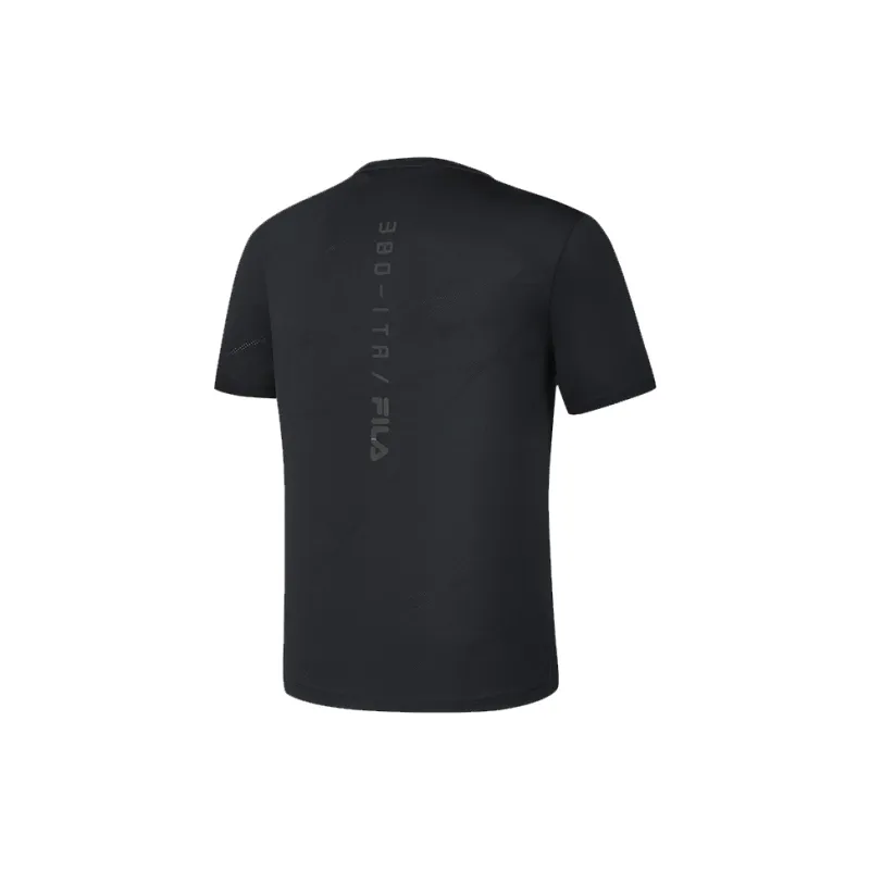 FILA T Shirts Men Pitch Black-2