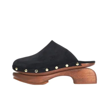 Staud Closed Toe Slippers 7.5cm Women's Black