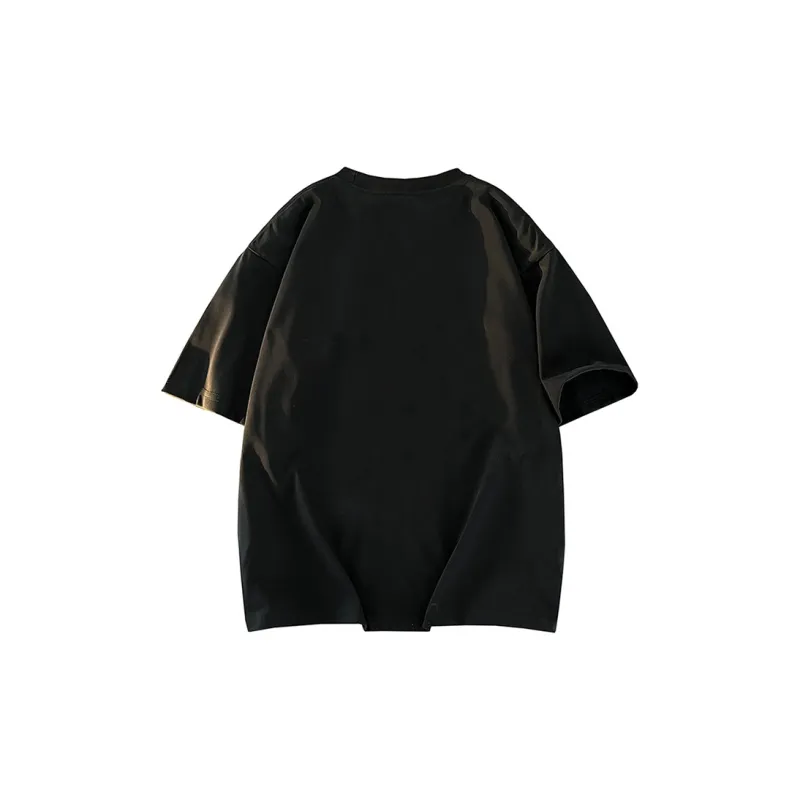 HAVR 100% Cotton Loose Fit Casual Versatile Breathable T-Shirt Unisex-1