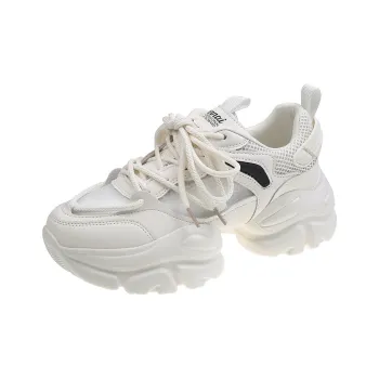 ANNAI Anti-Slip Wear-Resistant Low-Top Chunky Sneakers Women's