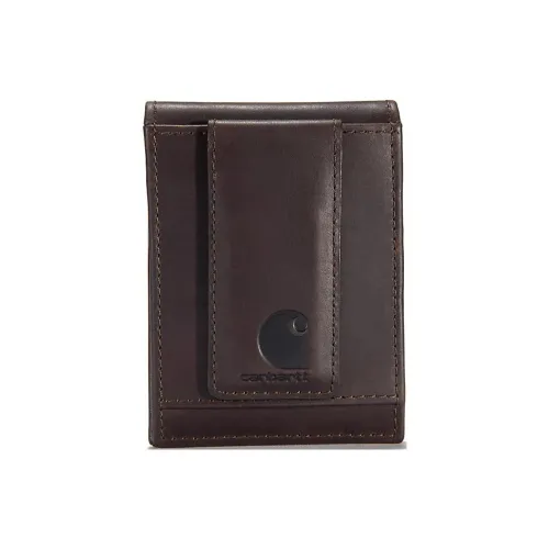 Carhartt Full Grain Oil Leather Wallet Regular Men's Dark Brown