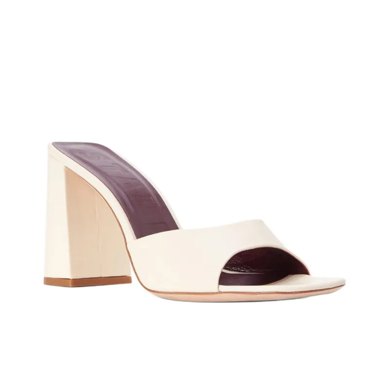 Staud Slide Slippers 9.5cm Women's White-2