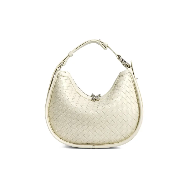 BELLE Premium Texture Crossbody Bag, Handbag Medium Size Women's Black, Beige, Green, Apricot-5